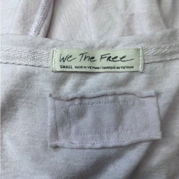 We The Free Womens All You Need Ruched V-Neck Flowy Lightweight Tee Shirt S - Picture 5 of 8